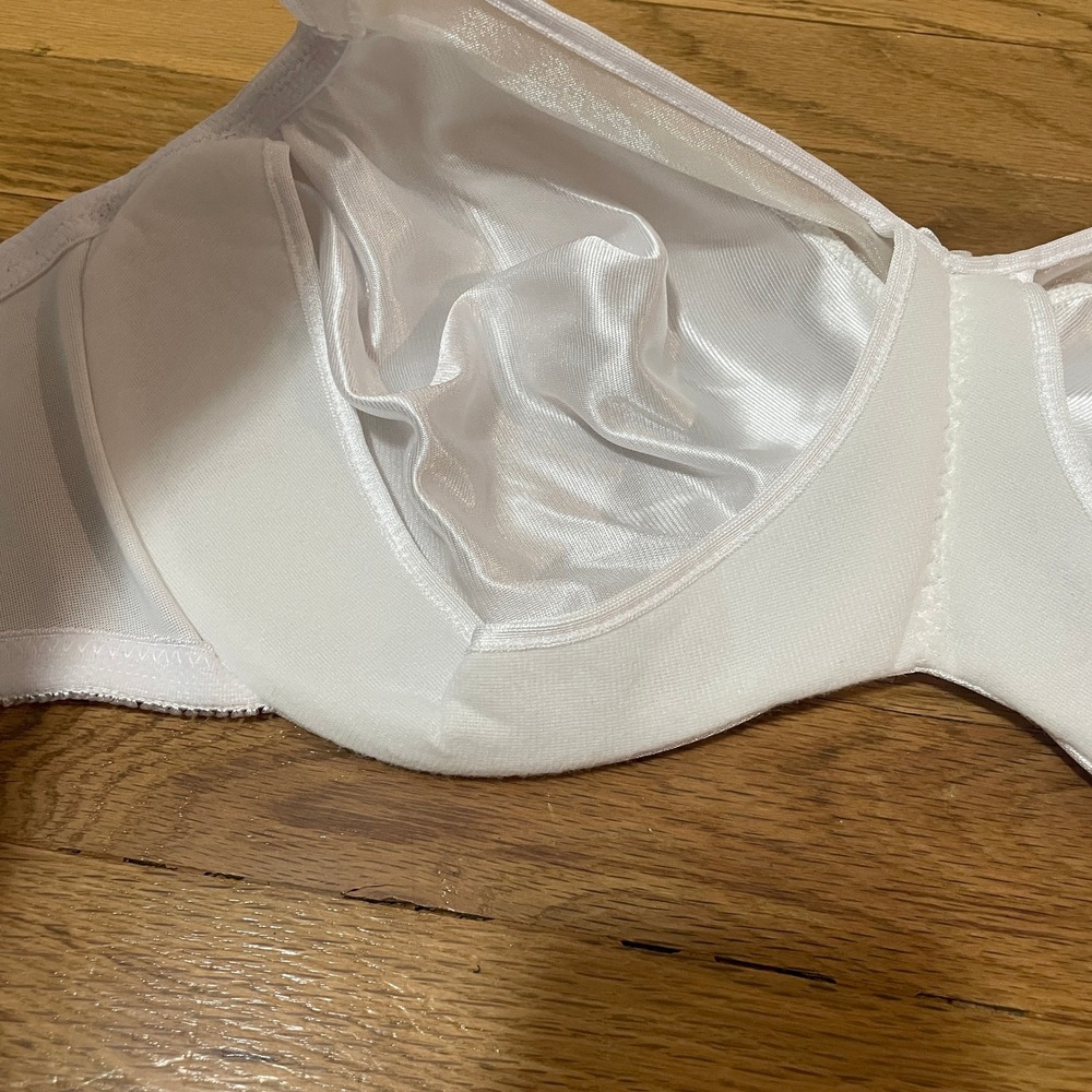 Glamorise MagicLift Full Figure Support Bra 9195 White 38G Wire-Free Bra NWT - Picture 5 of 6